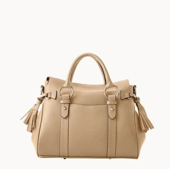 Dooney & Bourke Sorrento Leather Satchel. - Picture 3 of 5